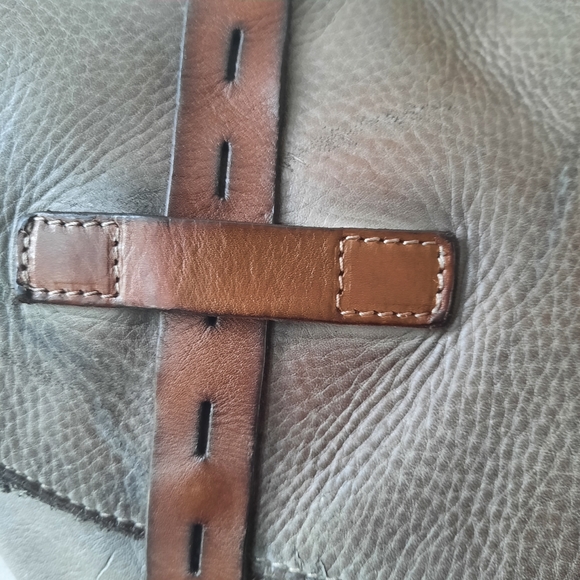 Free People Sorrento Convertible Backpack In Distressed Grey - Picture 8 of 9